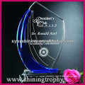 blue and clear crystal sail awards